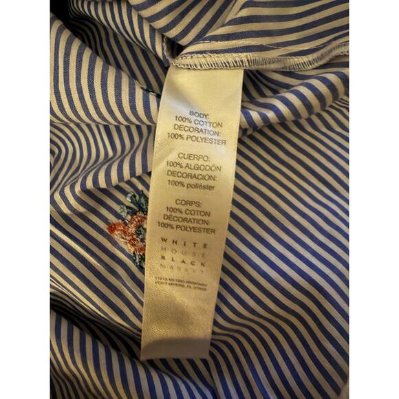 White House Black Market Off Shoulder Shirt Size Small - Picture 5 of 7